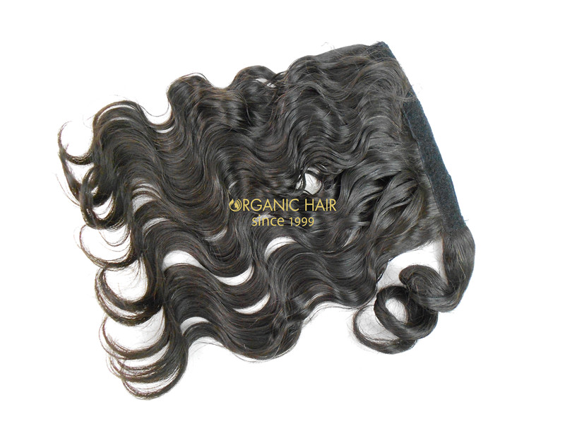 clip in 100 human hair extensions ponytail hair extensions